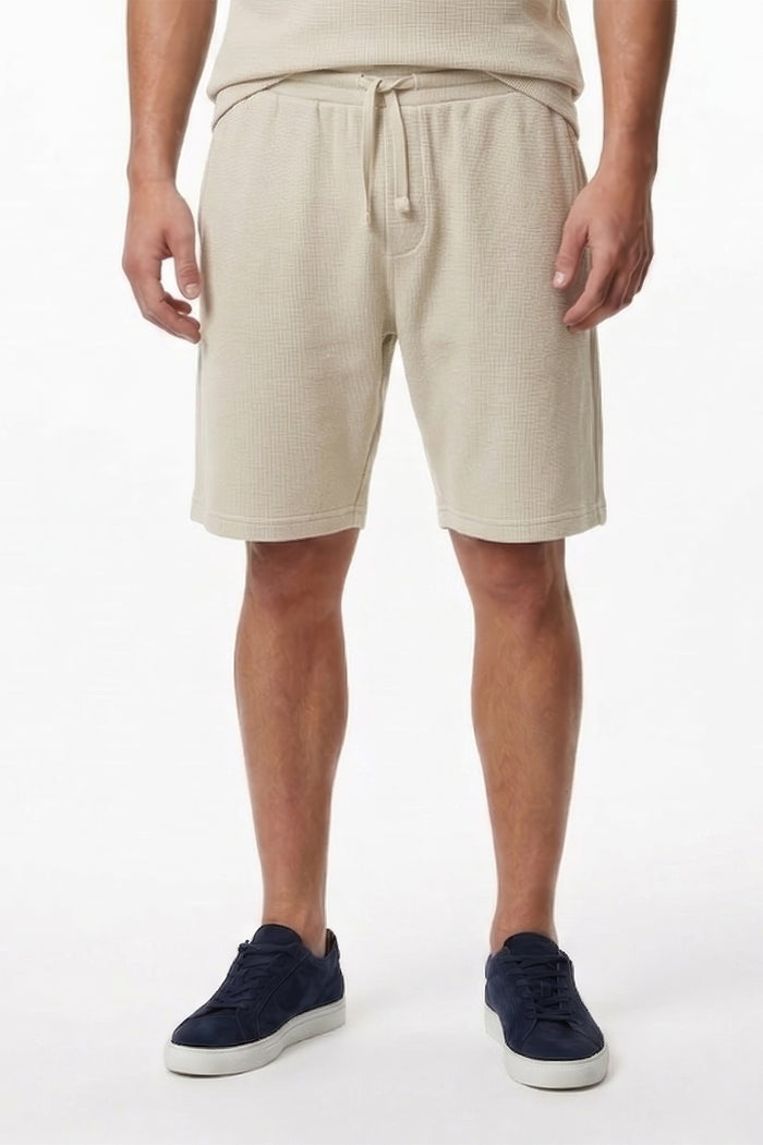 Cotton Waffle Jacquard Short