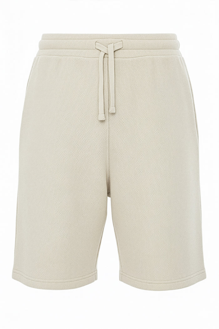 Cotton Waffle Jacquard Short