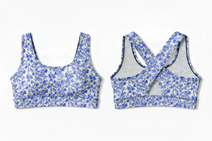 Cropped Top |Bluebell Wood
