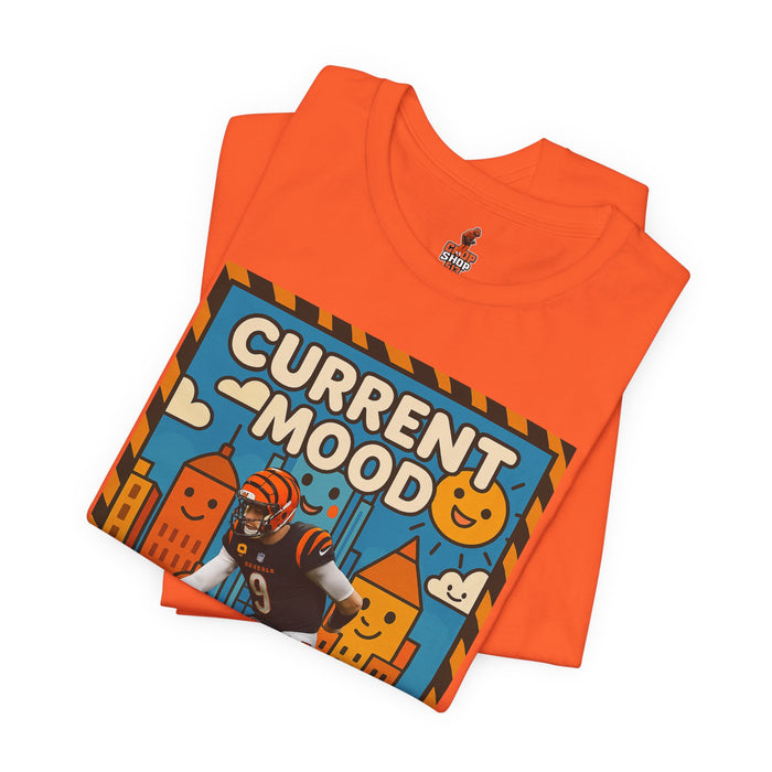 Current Mood: Hitting the Griddy T-Shirt – Joe Burrow Cincinnati Football Tee