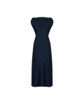 CURTIS MIDI DRESS MULHOLLAND NAVY
