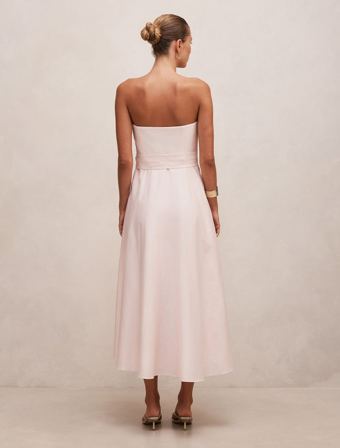 Daniella Strapless Midi Dress Forever New