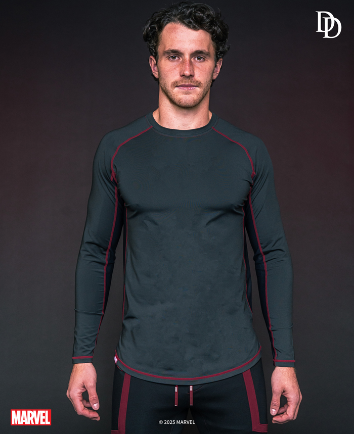 DAREDEVIL Origins Performance Long Sleeve - Midnight Black