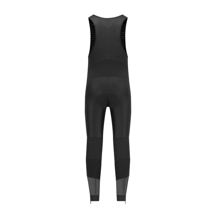 Rogelli Deep Winter lange fietsbroek heren zwart achterkant.
