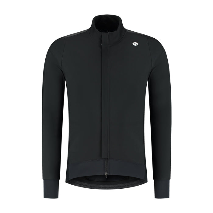 Rogelli Distance II fietsjack heren zwart voorkant.