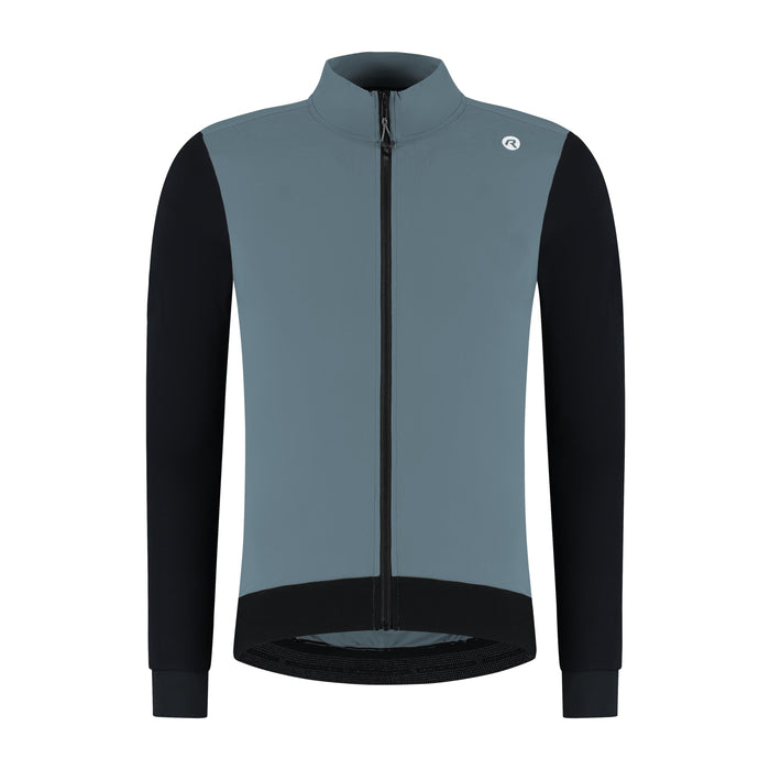 Rogelli Distance II fietsshirt heren blauw lange mouw voorkant.