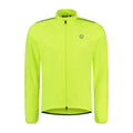 Rogelli Distance regenjack heren fluor voorkant.