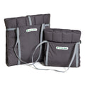 Doctor Bark quilted Travel-Bag dog blanket in grey
