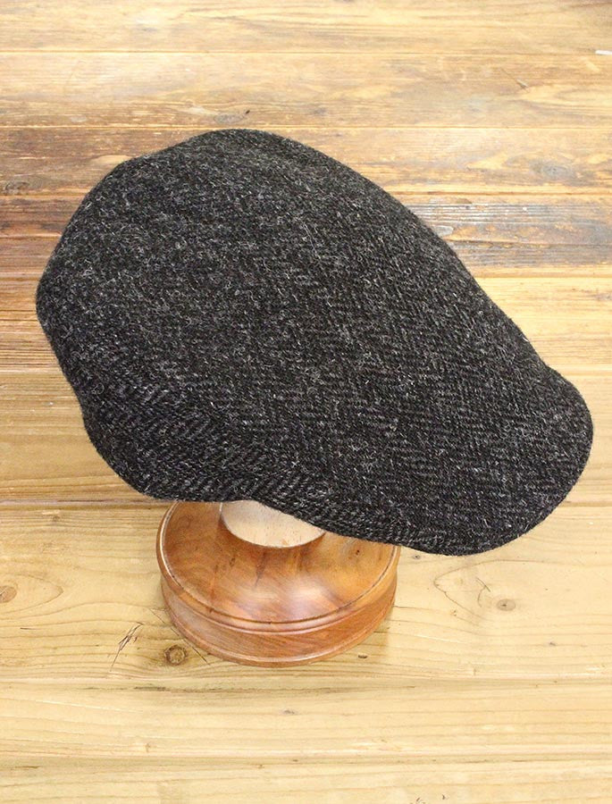 Donegal Touring Cap - Black Herringbone #color_black-herringbone