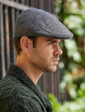 Donegal Tweed Flat Cap - Dark Grey #color_dark-grey