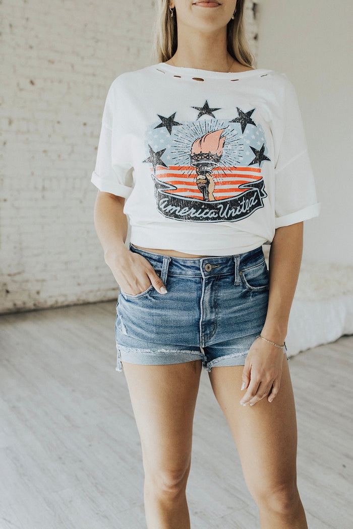 Downtown Denim Cutoffs - FINAL SALE