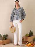 Effortless elegance in soft cotton with a timeless paisley charm