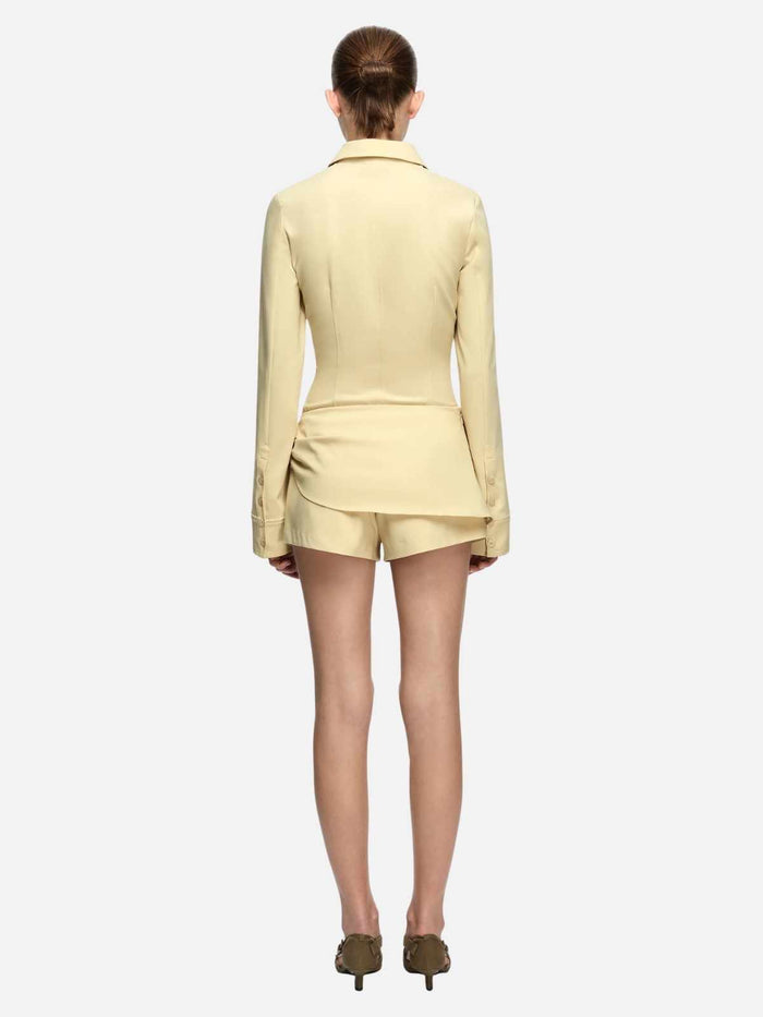Elenora Mini Skort - Straw
