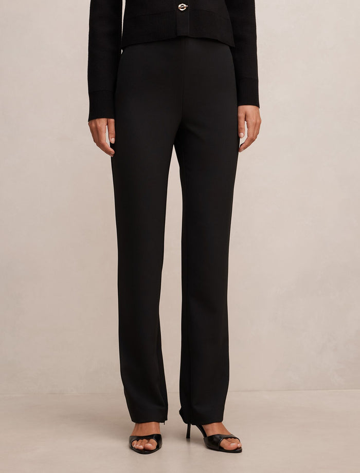 Emily Slim Tailored Pants Black Forever New