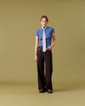 EMMA KNIT T-SHIRT STEEL