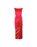 ERCOLINI MAXI DRESS LIPPY RED