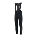 Rogelli Essential Hi Vis lange fietsbroek heren zwart voorkant.