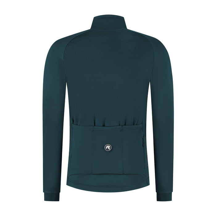Rogelli Essential II fietsshirt heren blauw lange mouw achterkant.