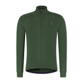 Rogelli Essential II fietsshirt heren groen lange mouw voorkant.