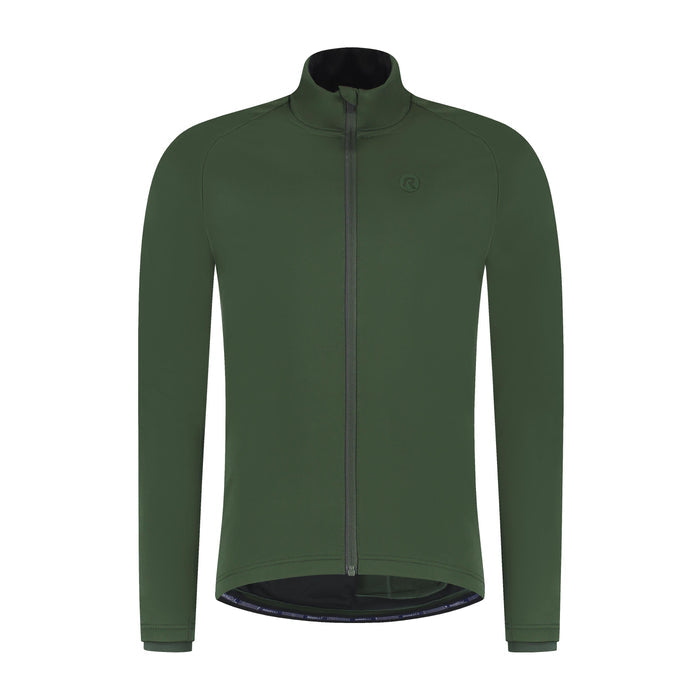 Rogelli Essential II fietsjack heren groen voorkant.