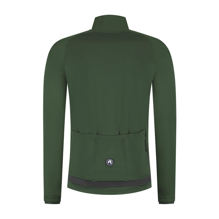 Rogelli Essential II fietsjack heren groen achterkant.