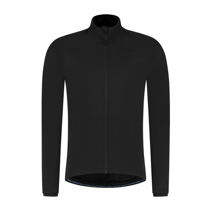 Rogelli Essential II fietsjack heren zwart voorkant.