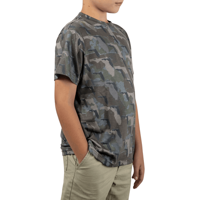Everyday Outdoors Florida Camo - Kids Short Sleeve Shirt