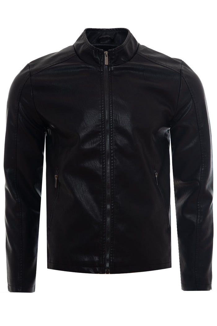 Faux Leather Jacket