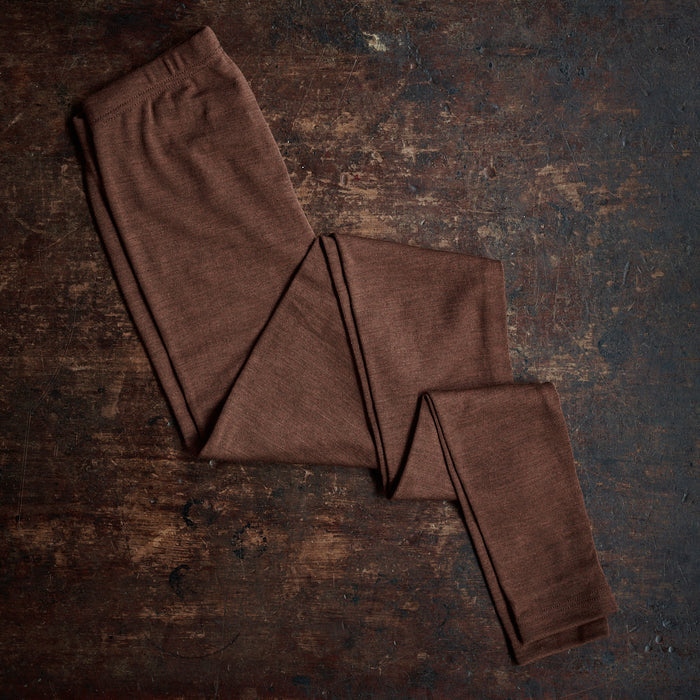 Finch Women's Leggings - Merino Wool & Silk - Squirrel
