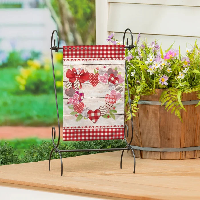 Flag Country Heart WreathBurlap