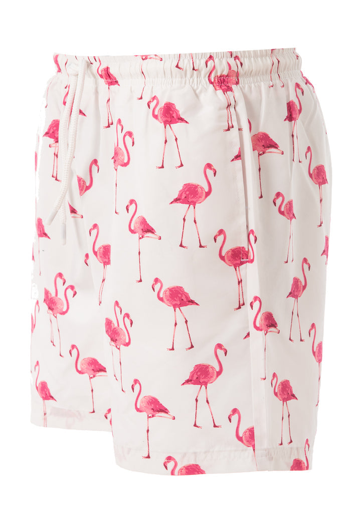 Flamingo Print Swim Short