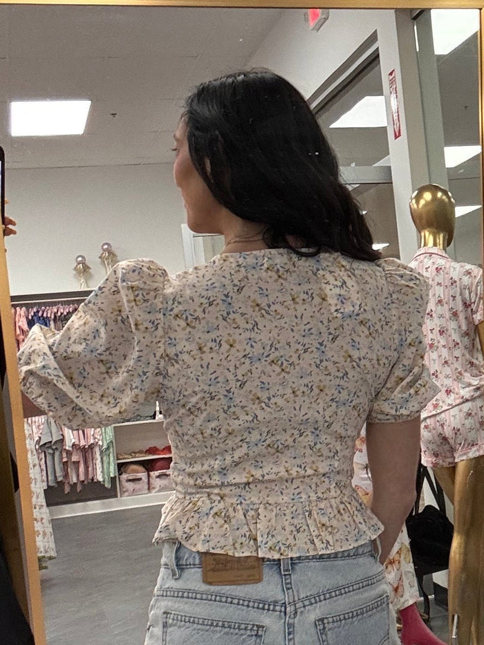 Floral Print Blouse - Intimate Whispers