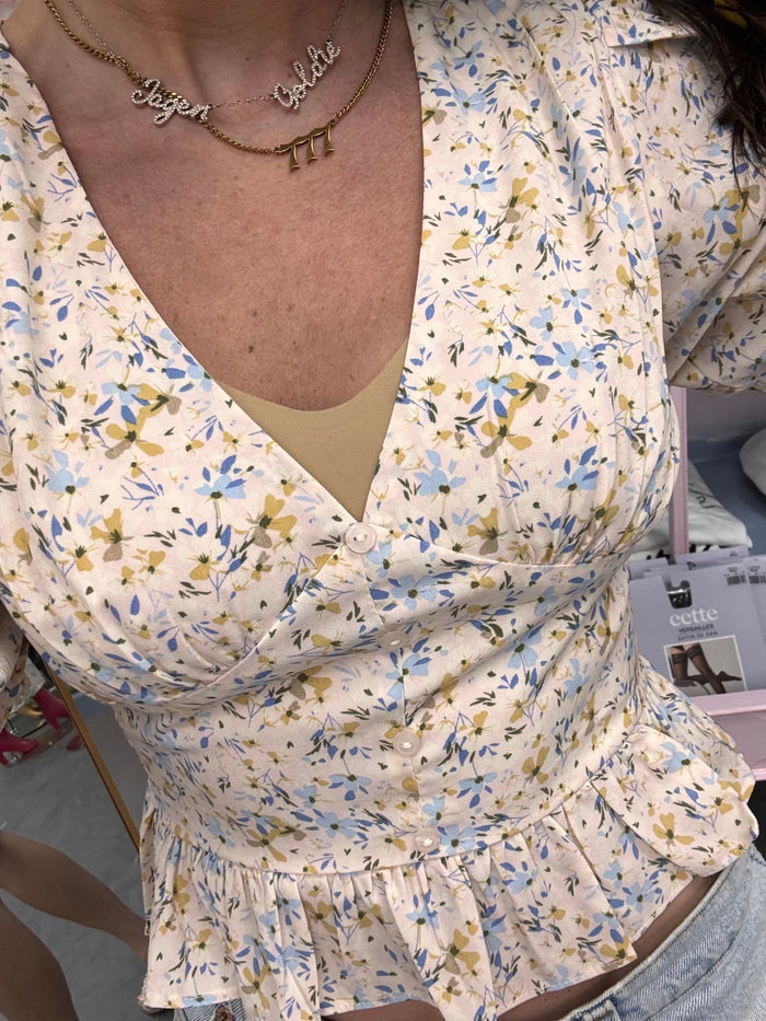 Floral Print Blouse - Intimate Whispers