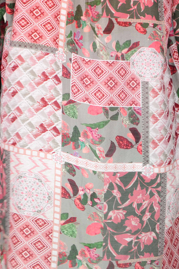 Floral Venice Long Tunic Shirt