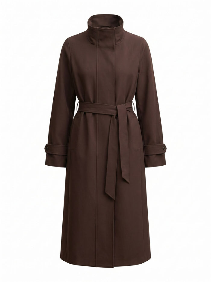 Florence Funnel Neck Trench Coat Forever New
