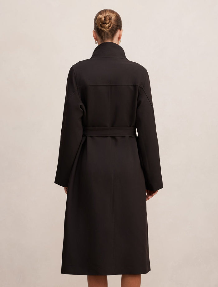 Florence Funnel Neck Trench Coat Forever New