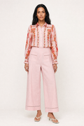 Florence Linen Pant In Blush