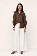 Florence Linen Pant In White