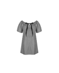 FLORY MINI DRESS BLACK GINGHAM