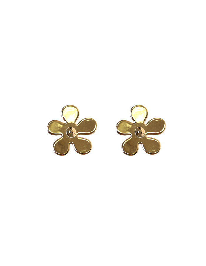 FLOWER POWER EARRING GOLD