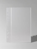 Fluted dashboard displayed on a neutral background