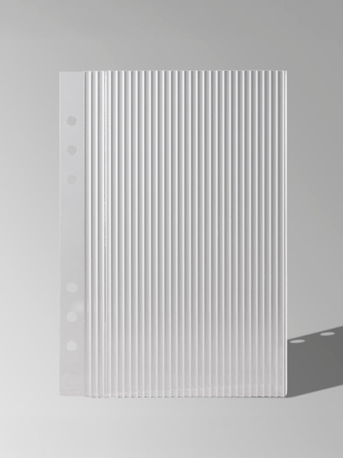 Fluted dashboard displayed on a neutral background