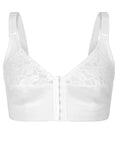 Front Fasten Bra - White