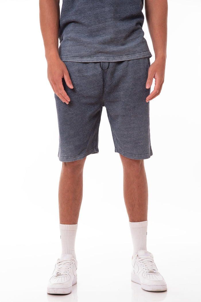Garment Washed Cotton Terry Short