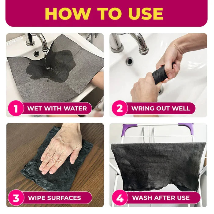 🏠️🧼Genie Magic Cleaning Cloth (6-Pack)