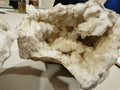 Earthstore® GIANT Split GEODES aka Snowballs - Selenite, Calcite, Quartz inside. 5.4kg