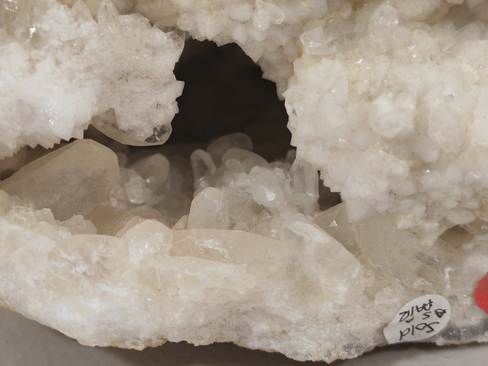 Earthstore® GIANT Split GEODES aka Snowballs - Selenite, Calcite, Quartz inside. 5.4kg