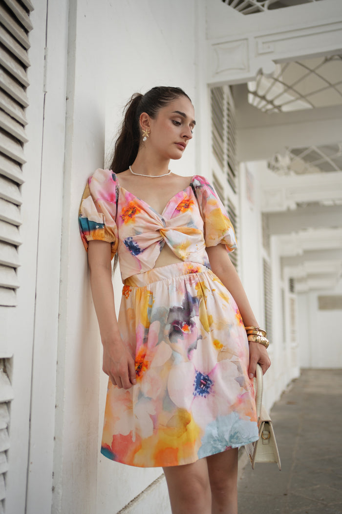GOLDEN BLOOM DRESS