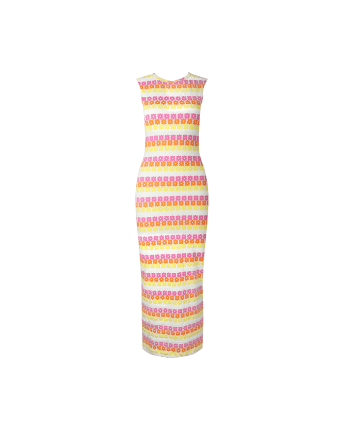 GOLDIE MAXI DRESS PINK MULTI