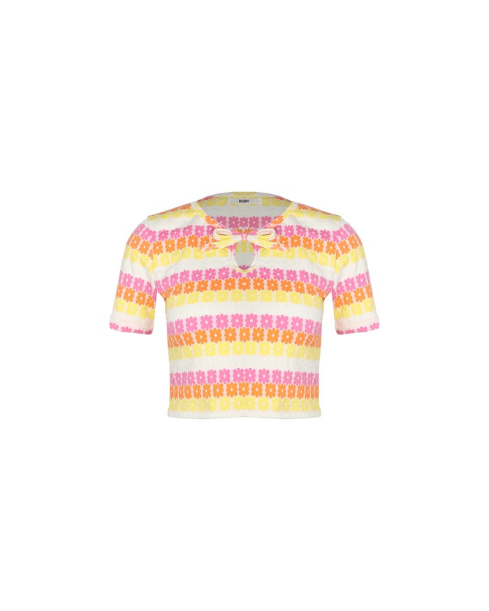 GOLDIE T-SHIRT PINK MULTI